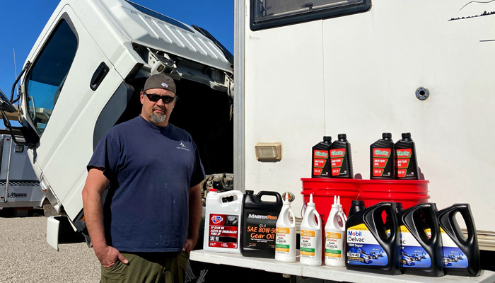 Overland vehicle care and fluids.
