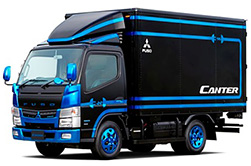 Light-duty truck Canter, a Power Supply Vehicle (concept model)