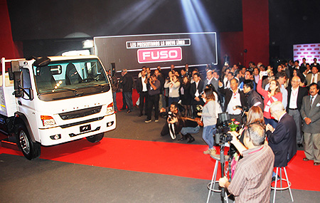 The launch event in Lima, Peru