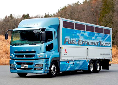 大型トラック用低燃費技術を開発
